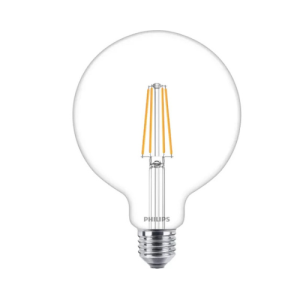 Philips LED Filament Lamp 6-60W E27 WW G120 Clear Dimmable