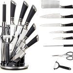 Unique Black Knife Set