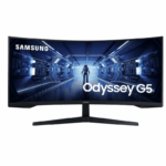 Samsung 34-inch Odyssey G5 Curved Gaming Monitor LS34G55TWWPXXU