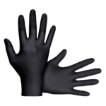 Black Rubber Gloves