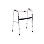Stainless Steel Walker – Height Adjustable, Foldable, Adult Size