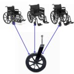 Wheelchair Front Wheel